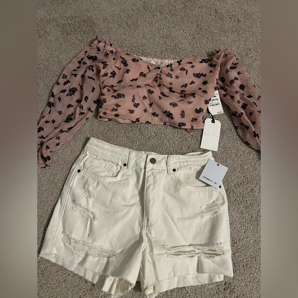 High waisted shorts